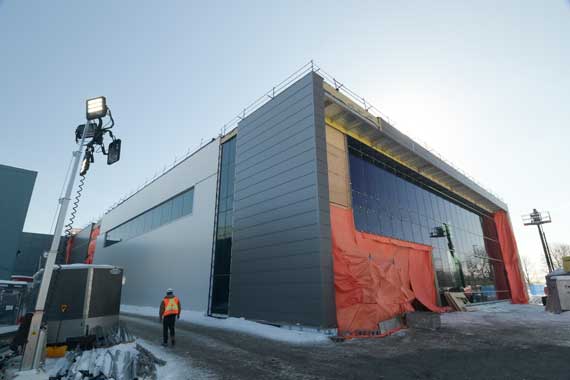 New biomedical facility for COVID-19 vaccine with a Clarke Fire diesel fire pump driver